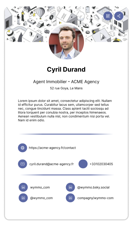 Presentation card